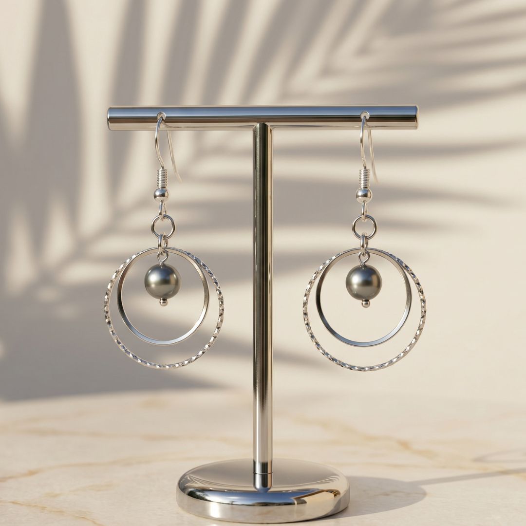Boucles d'oreilles Linéa