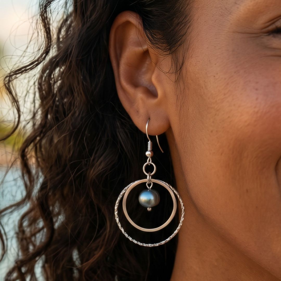 Boucles d'oreilles Linéa