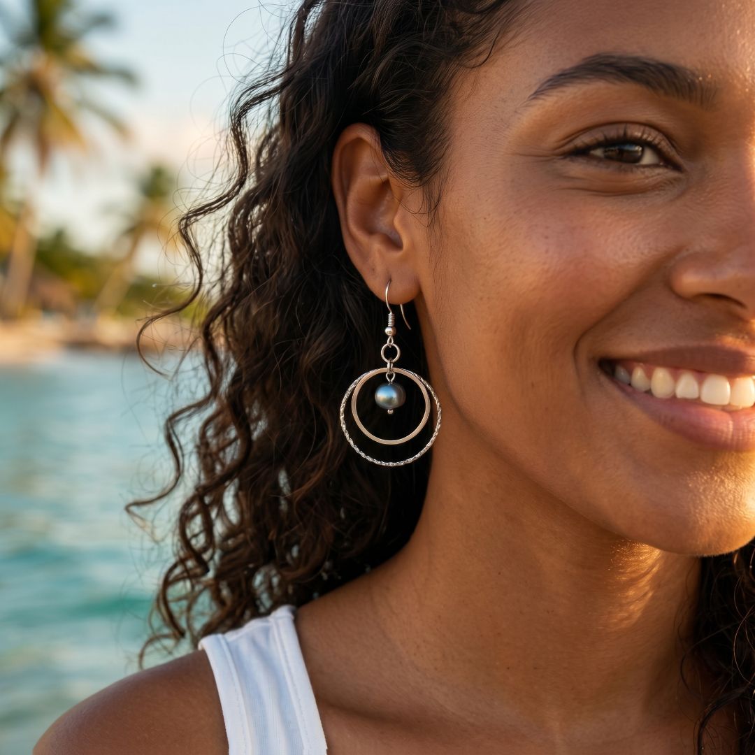 Boucles d'oreilles Linéa
